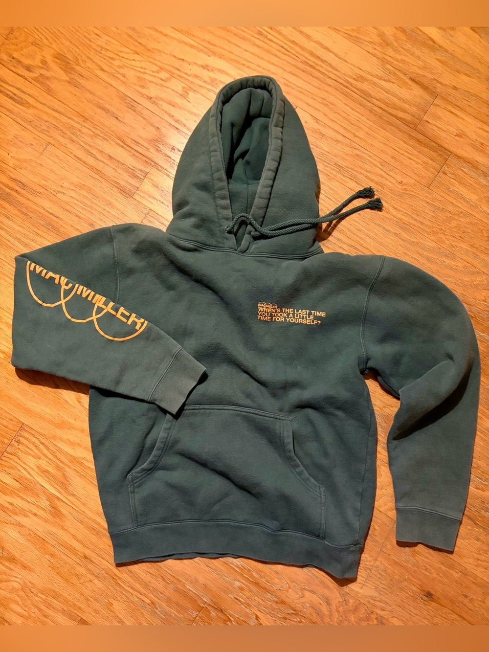 Mac Miller Self-care green Hoodie